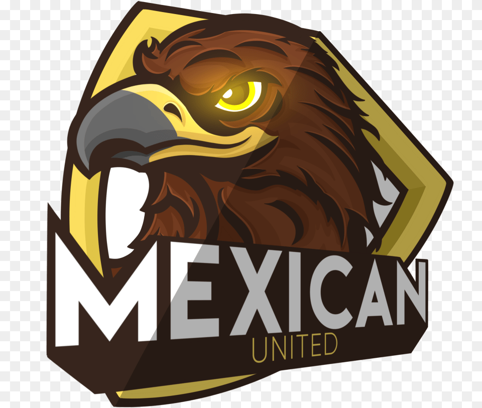 Mexican United Automotive Decal, Animal, Beak, Bird, Eagle Png