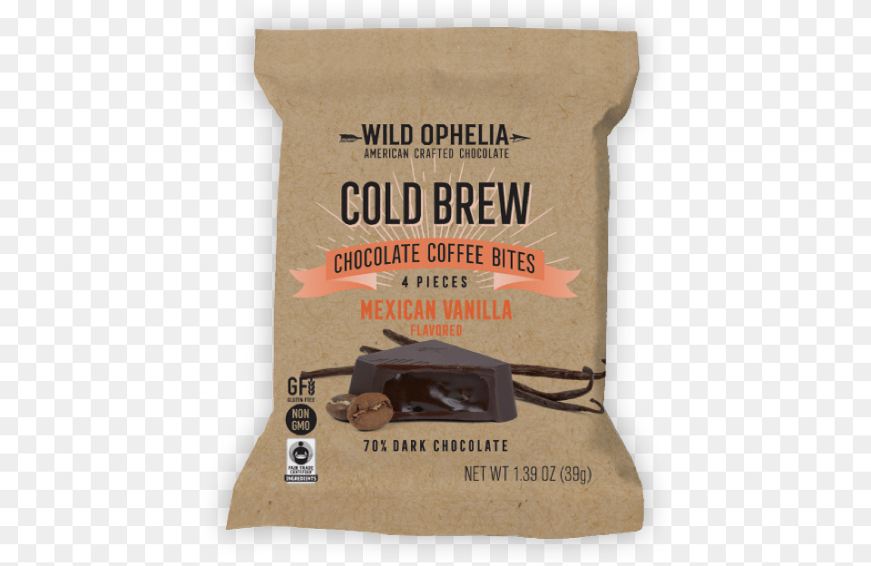 Mexican Vanilla Wild Ophelia Cold Brew Coffee Bites, Bag, Mailbox, Food Free Transparent Png