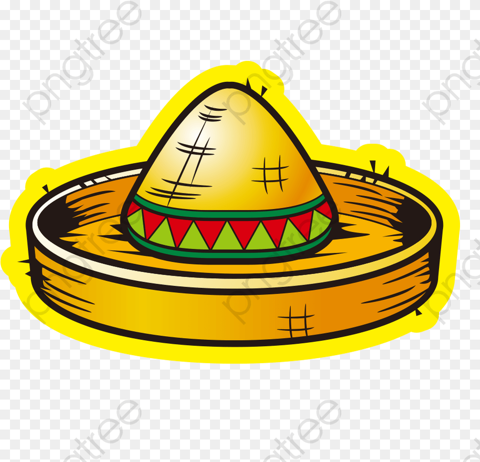 Mexican Vector And With Mexican Hat, Clothing, Sombrero, Bulldozer, Machine Png
