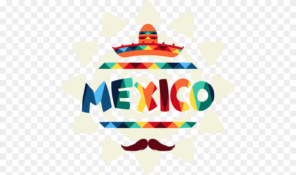 Mexicanos Para Paredes Clipart Download Colorful Mexico Sign, Logo, Food, Sweets, Birthday Cake Png Image
