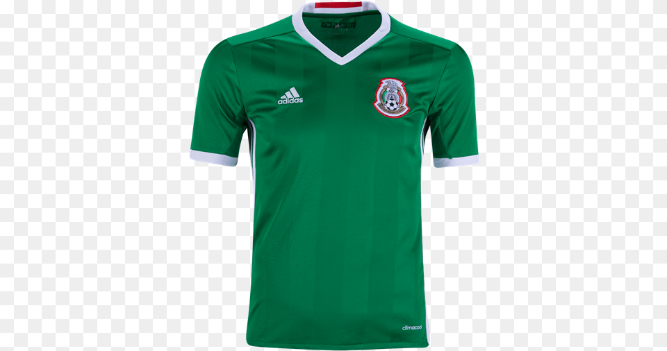Mexico 2016 Youth Home Soccer Jersey Mexico Jersey 2016 Chicharito, Clothing, Shirt, T-shirt Png