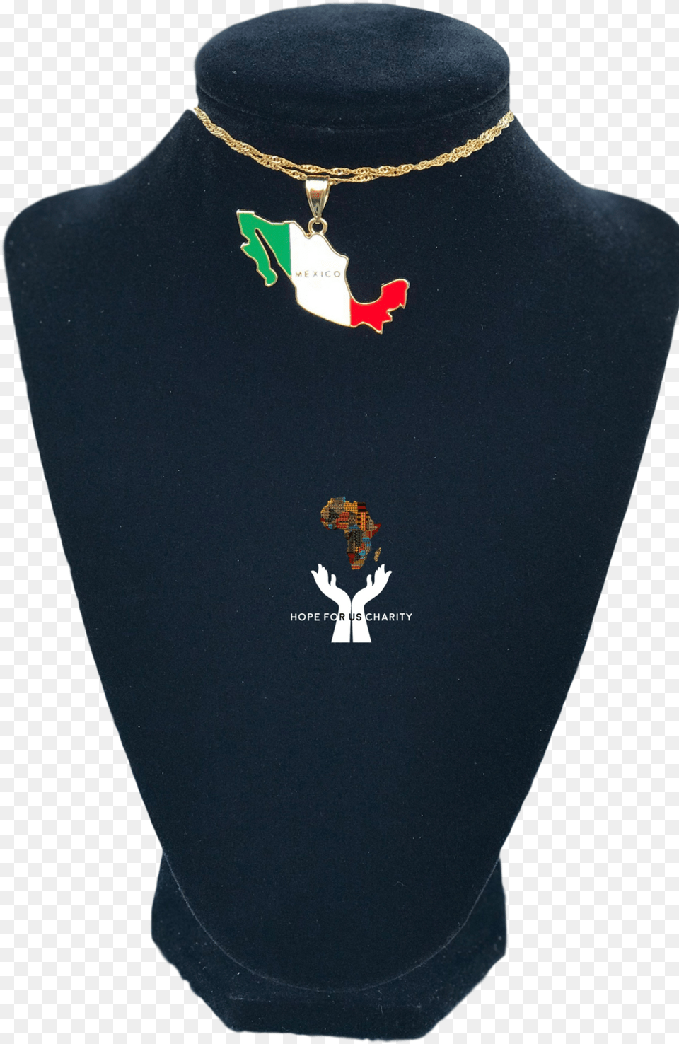 Mexico Colored Flag Clipped Rev 1 The Hope For Us Charity, Accessories, Pendant, Jewelry, Necklace Png