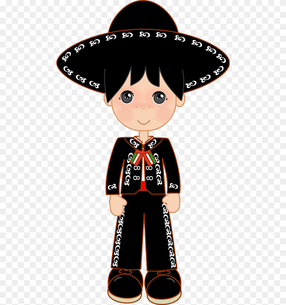 Mexico Crafts Mexican Party Mexican Fiesta Clipart Charro Mexicano Caricatura, Clothing, Hat, Baby, Person Png Image