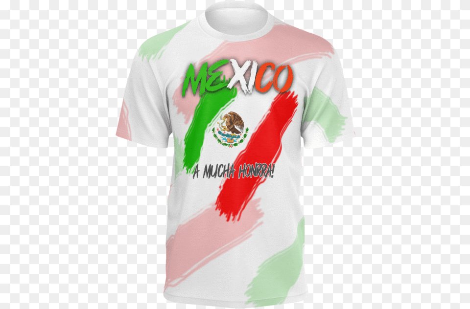 Mexico Flag, Clothing, Shirt, T-shirt Free Png Download