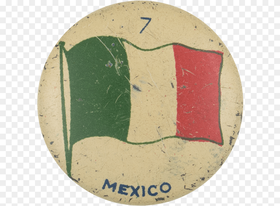 Mexico Flag Art Button Museum Badge, Logo, Symbol Free Png