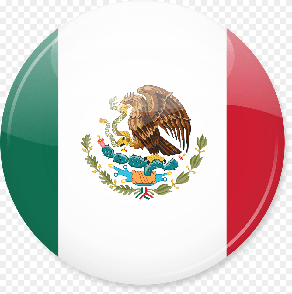 Mexico Flag Icon, Food, Meal, Animal, Bird Free Png Download