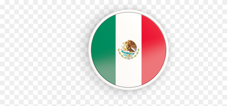 Mexico Flag Icon Round Mexico Flag Icon, Logo, Badge, Symbol, Astronomy Free Transparent Png