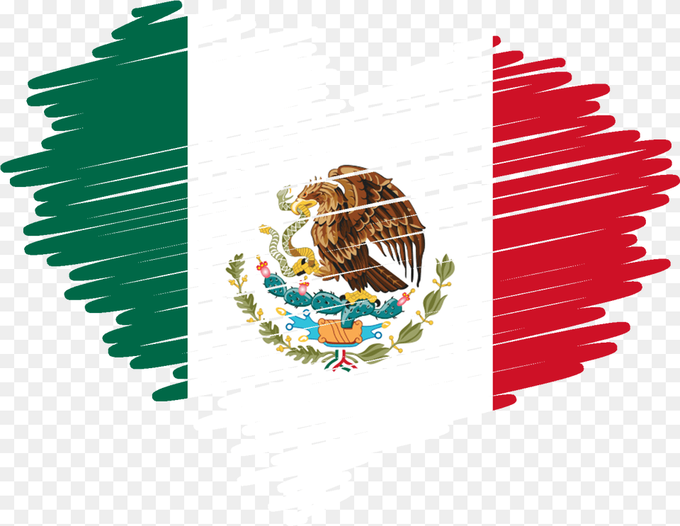 Mexico Flag National Coat Of Arms, Animal, Bird, Chicken, Fowl Free Png Download