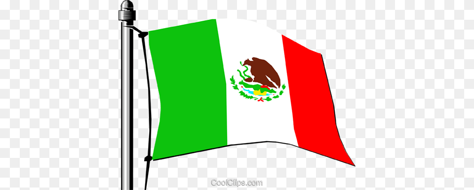 Mexico Flag Royalty Vector Clip Art Illustration, Mexico Flag Free Png