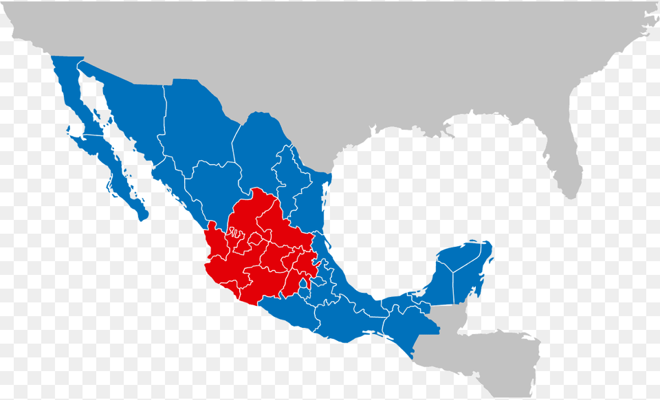 Mexico Map Black, Chart, Plot, Nature, Land Free Png