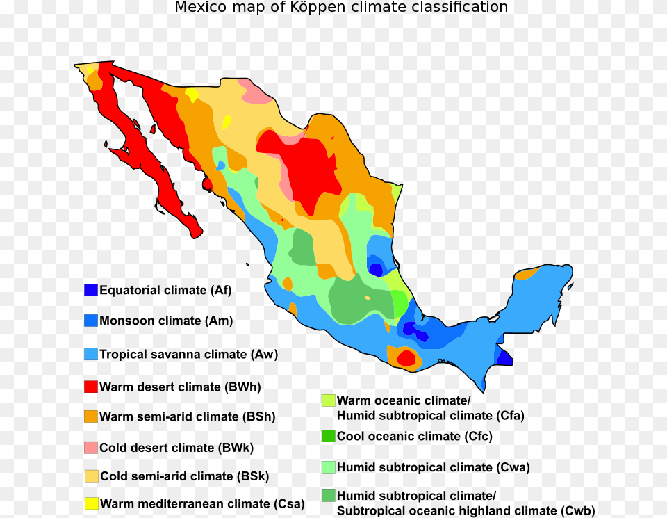 Mexico Map Of Kppen Climate Classification Koppen Climate Map Mexico, Baby, Person, Outdoors, Art Free Png Download