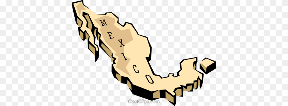Mexico Map Royalty Free Vector Clip Art Illustration, Land, Nature, Outdoors, Dynamite Png