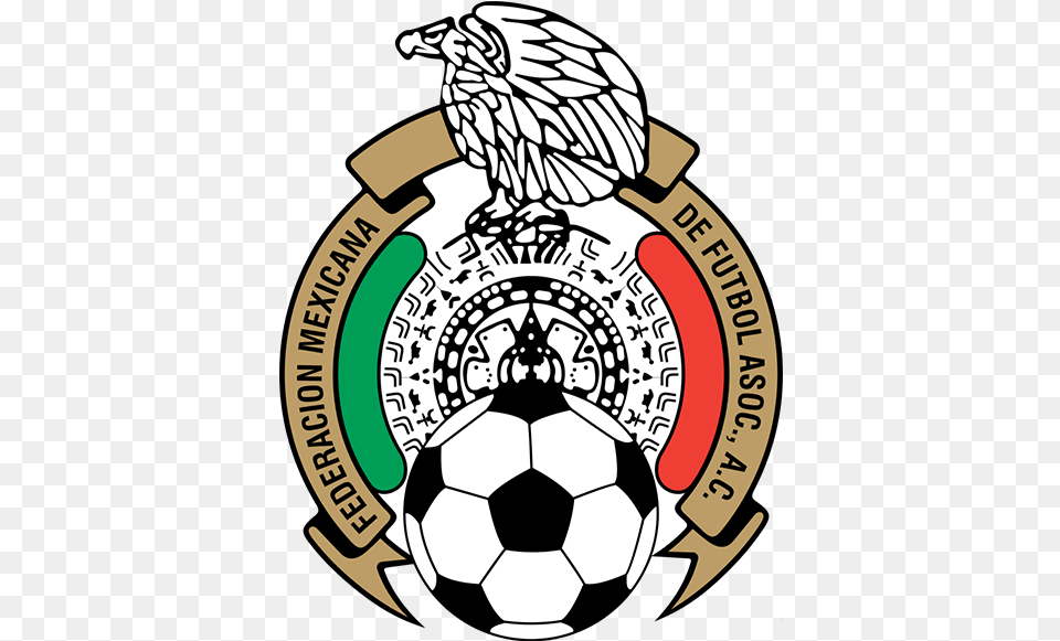 Mexico Mexico Football Association, Symbol, Badge, Ball, Sport Png