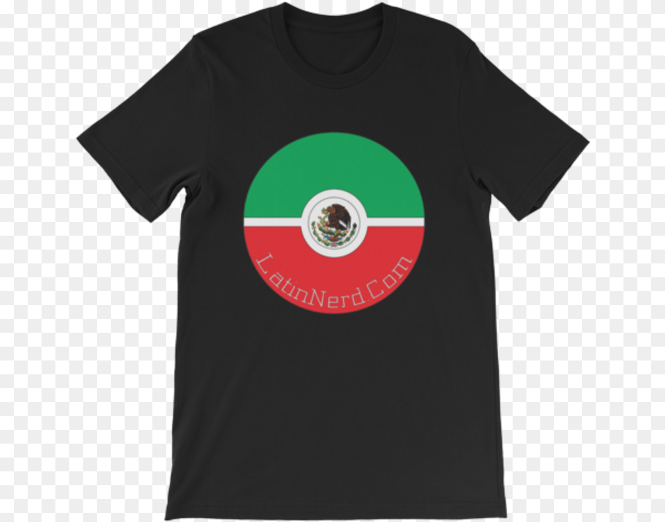 Mexico Pokeball Black Tee, Clothing, T-shirt Png