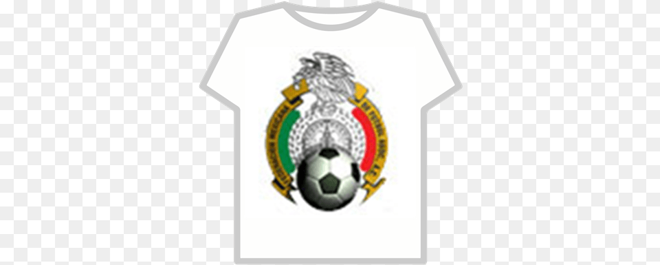 Mexico Soccer Team Logo Singapore T Shirt In Roblox, Ball, Sport, Football, Soccer Ball Free Png