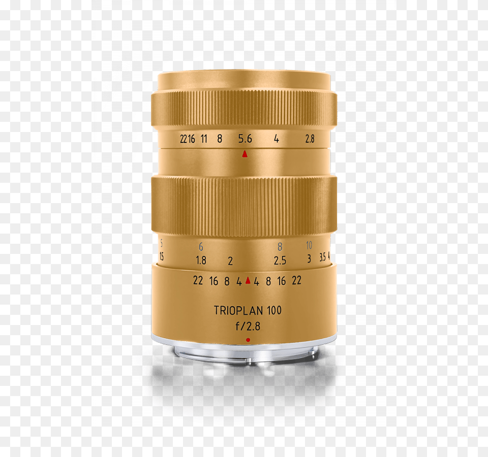 Meyer Optik Goerlitz Announces Gold 100th Anniversary Gold Camera Lens, Electronics, Camera Lens, Bottle, Shaker Free Png Download