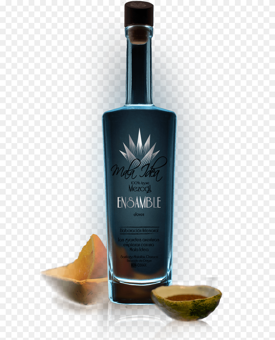 Mezcal Ensamble Domaine De Canton, Alcohol, Beverage, Liquor, Bottle Free Png