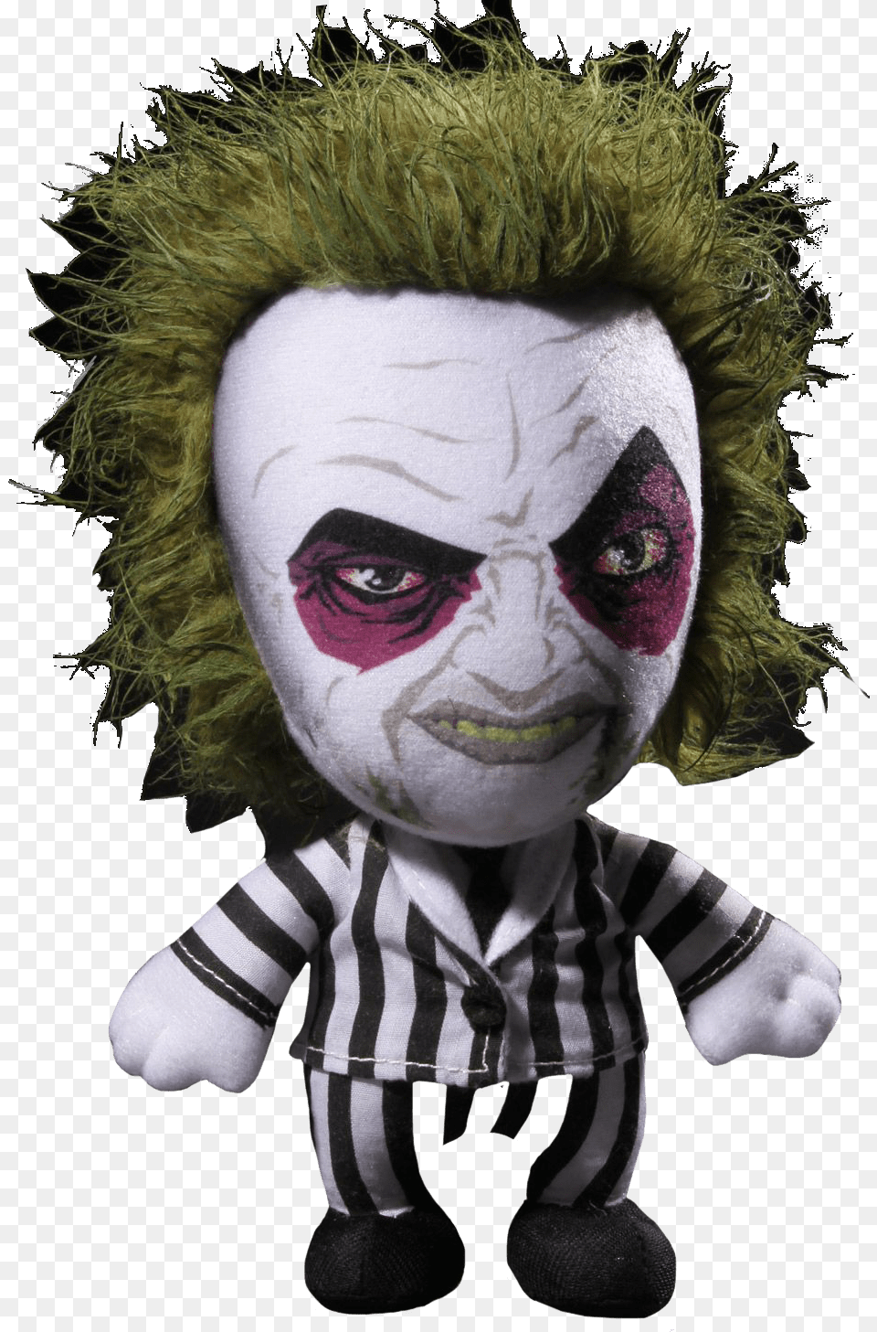 Mezco Beetlejuice 8 Inch Plush Figure Download Stuffed Toy, Face, Head, Person, Doll Free Transparent Png