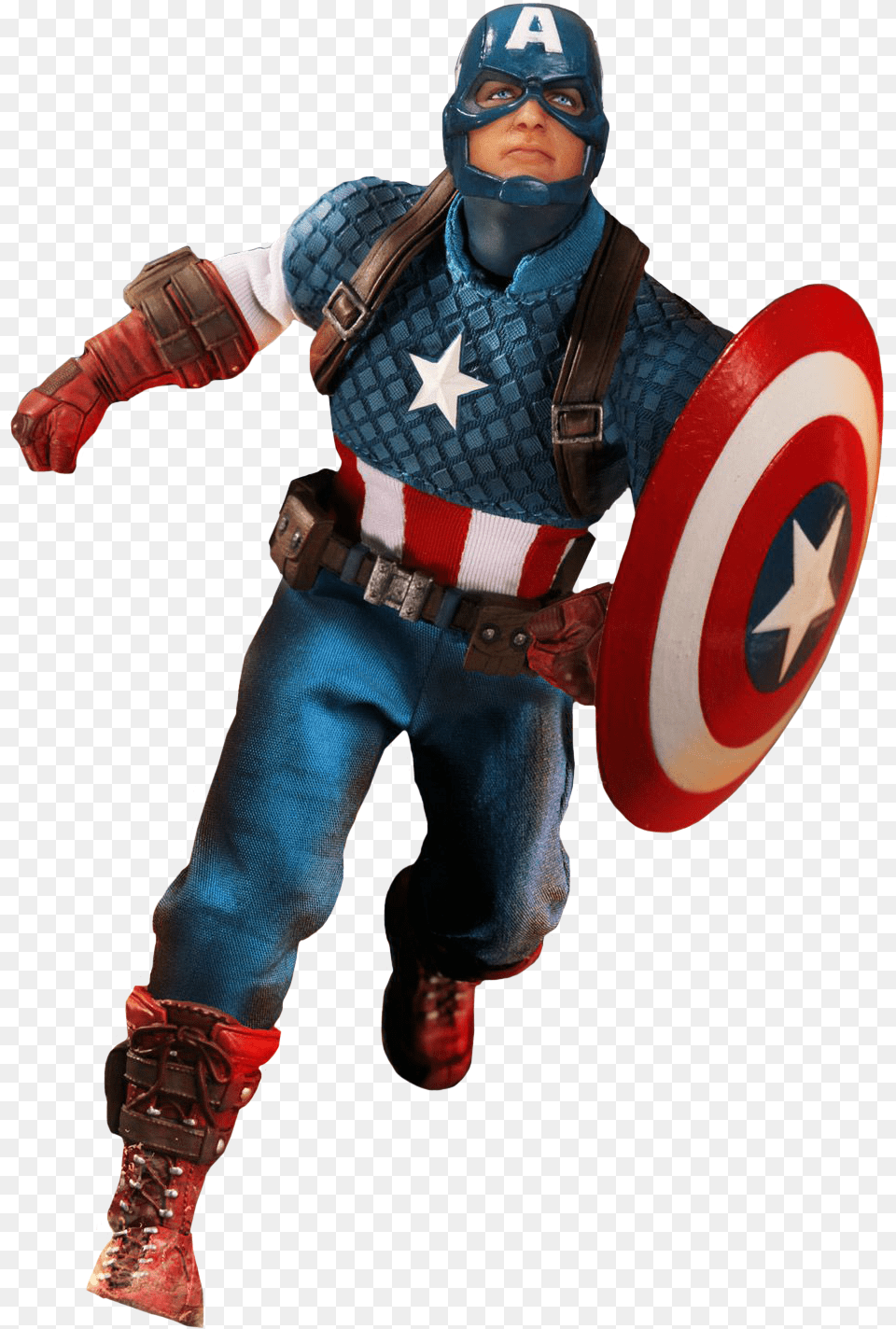 Mezco Captain America, Adult, Person, Man, Male Free Transparent Png