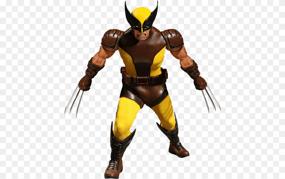 Mezco Toyz One 12 Collective Marvel Wolverine Action, Adult, Male, Man, Person Free Png Download
