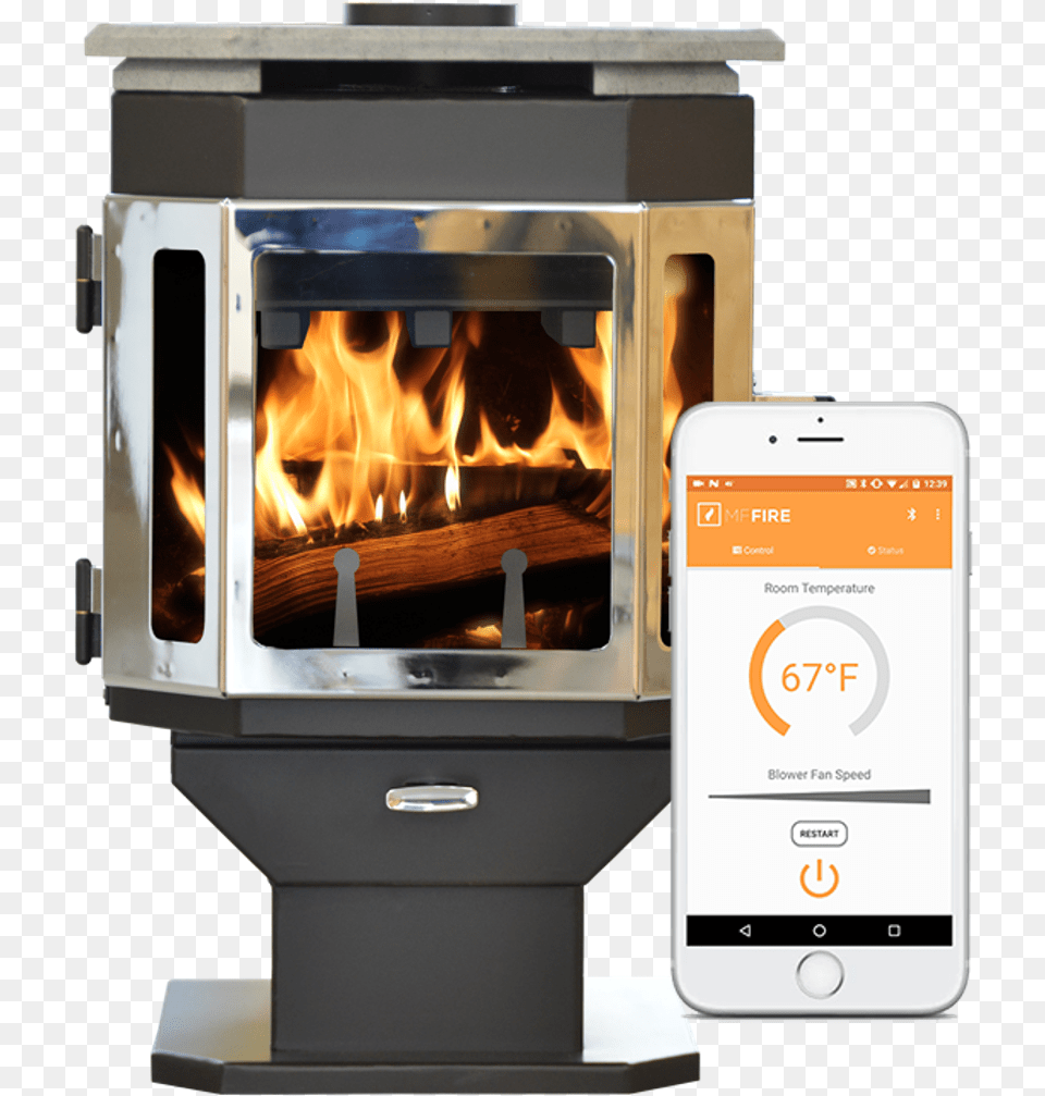 Mf Fire Wood Stove, Fireplace, Indoors, Electronics, Mobile Phone Free Png