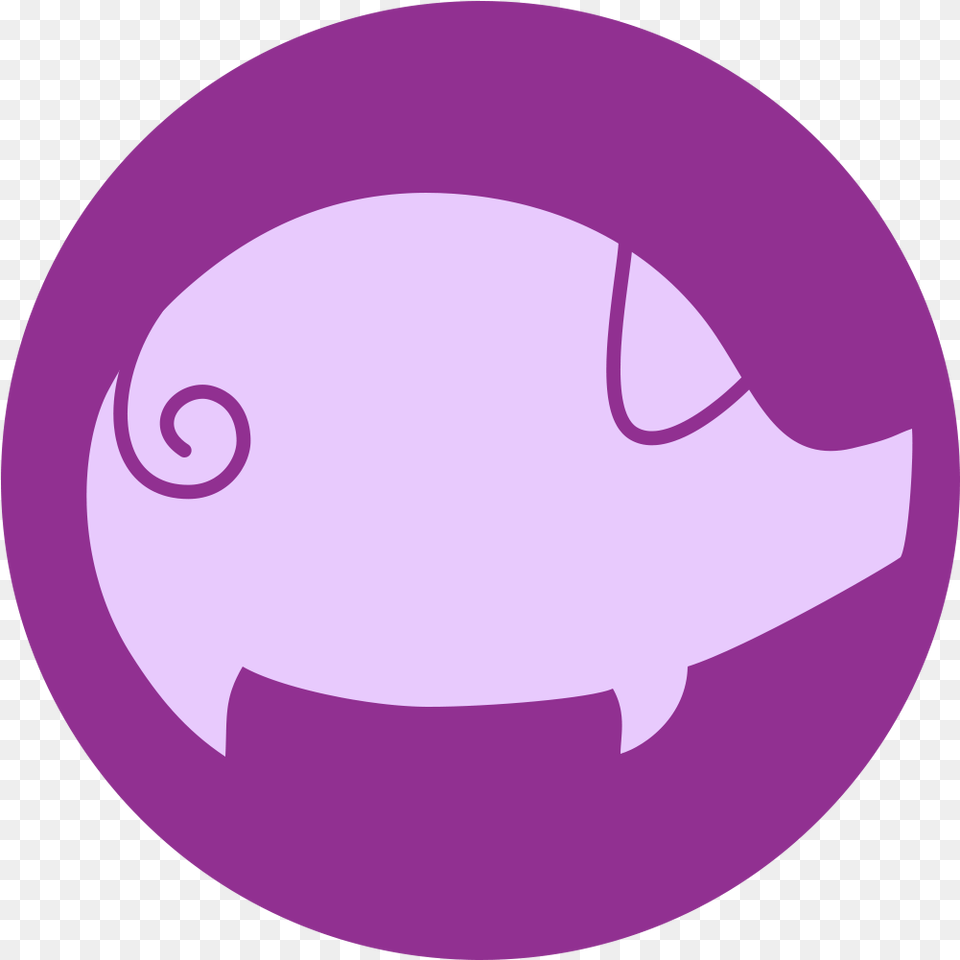 Mfc Pig Logo London Underground, Purple, Animal, Sea Life, Astronomy Free Png