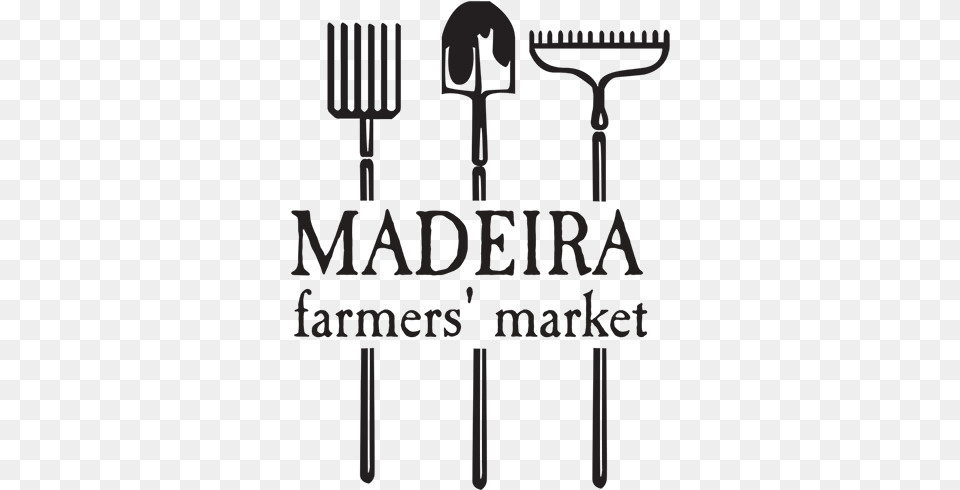 Mfm Bw Logo Madeira Farmers Market, Cutlery, Fork Png