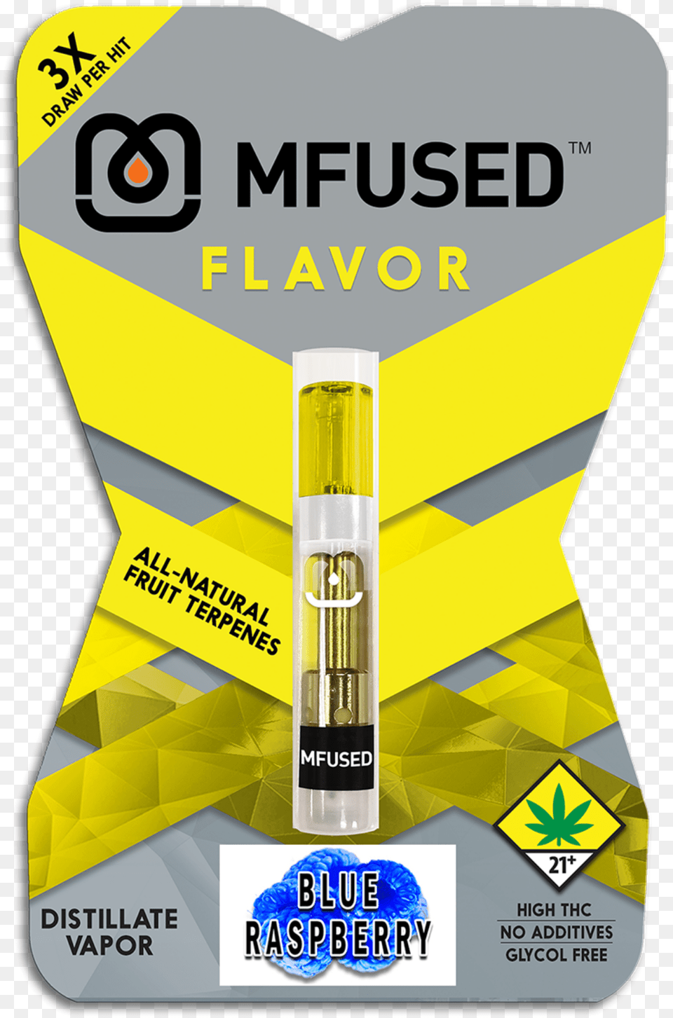 Mfused Concentrates Cartridges Blue Raspberry Distillate Mfused Mango, Advertisement, Bottle, Cosmetics, Lipstick Free Png Download