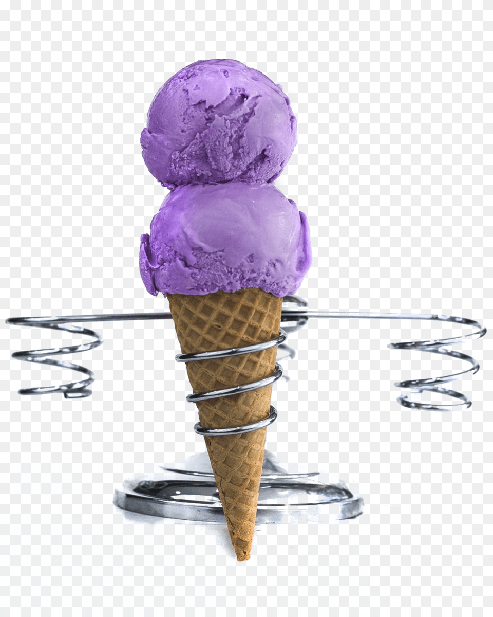 Mg 7602 Purple Ice Cream, Dessert, Food, Ice Cream, Soft Serve Ice Cream Png Image