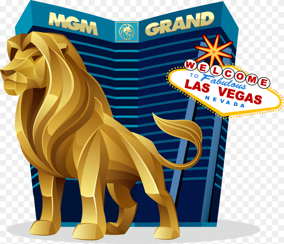 Mgm Grand Clipart, Animal, Lion, Mammal, Wildlife Free Png