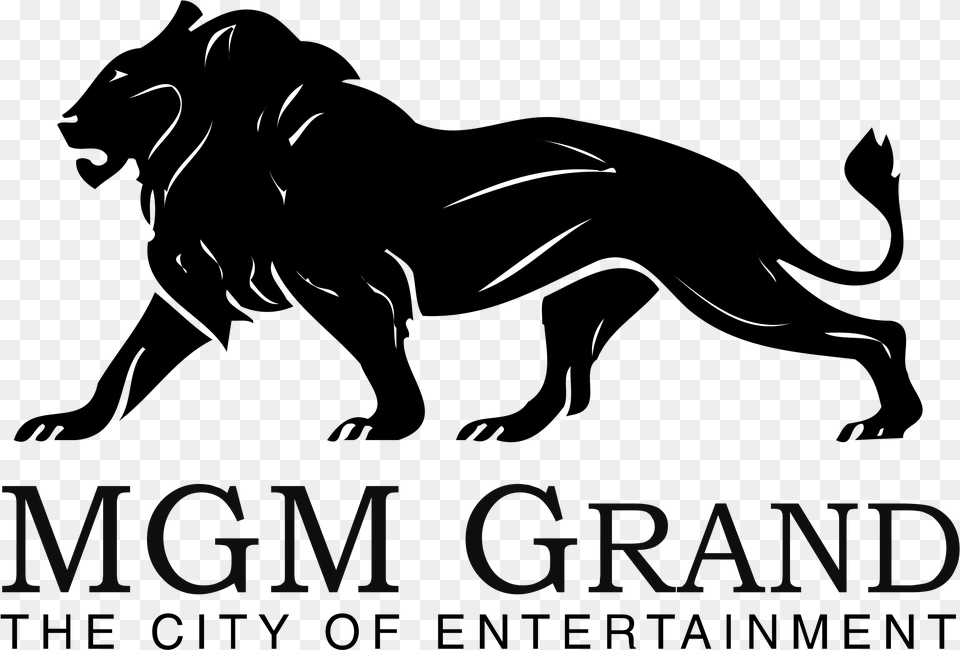 Mgm Grand Logo Mgm Grand Lion Logo, Silhouette, Electronics, Hardware Png