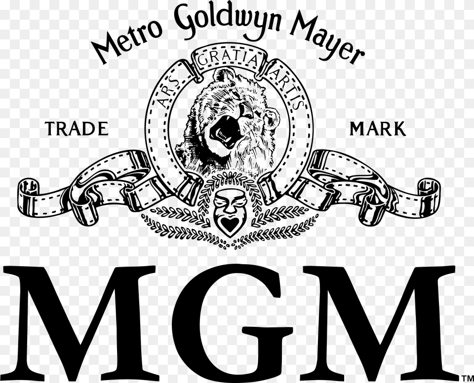Mgm Logo Metro Goldwyn Mayer Logo, Gray Free Png Download