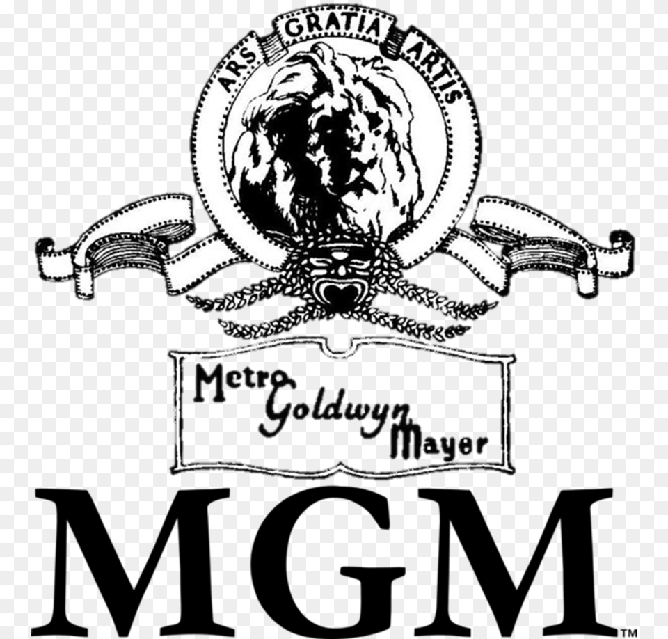 Mgm Retro Print Logo By Jamnetwork On Metro Goldwyn Mayer Logo, Badge, Symbol, Emblem Free Transparent Png