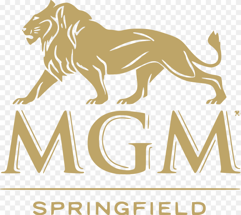 Mgm Springfield Casino Logo, Animal, Lion, Mammal, Wildlife Free Png