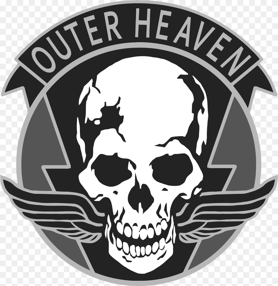 Mgs Metal Gear Solid Outer Heaven Logo Metal Gear Outer Heaven Logo, Emblem, Symbol, Ammunition, Grenade Free Transparent Png