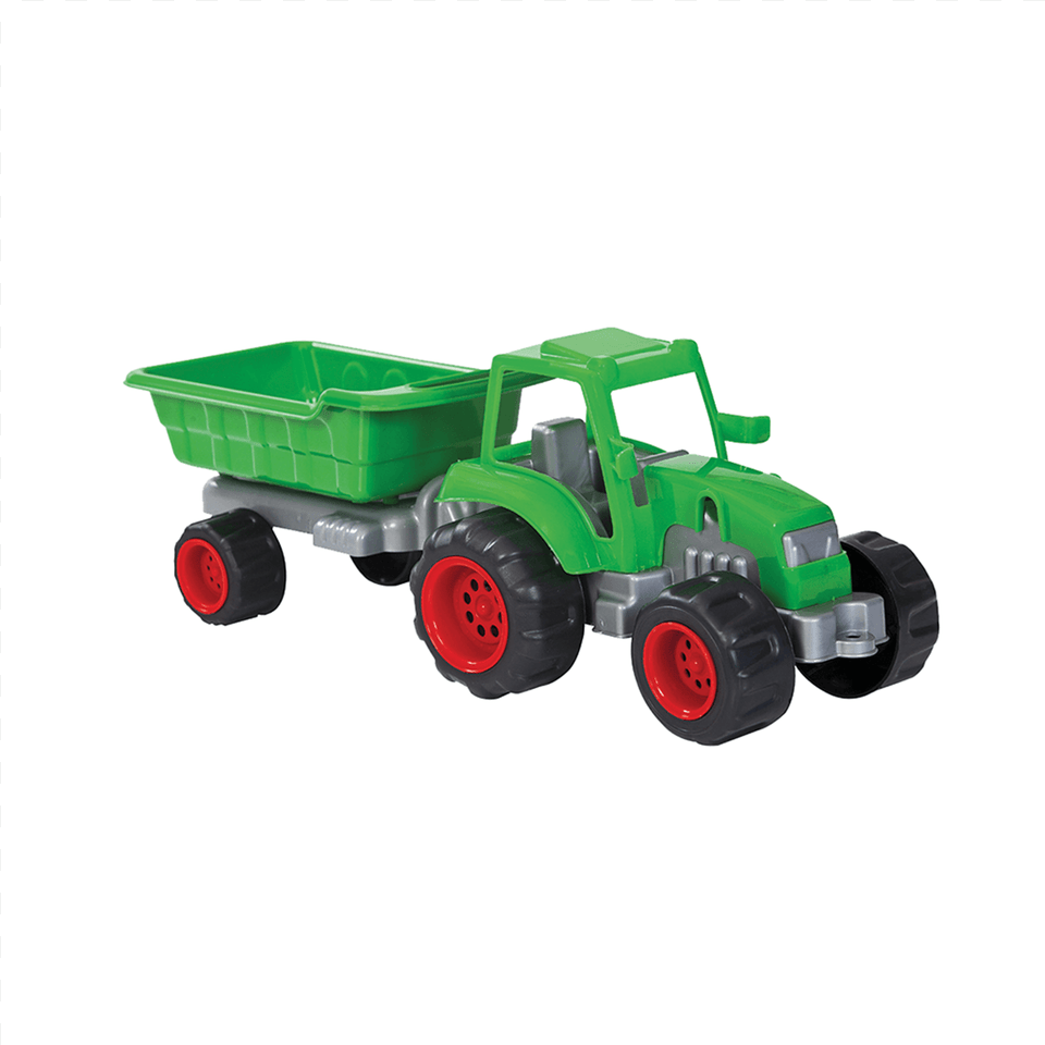 Mgs Toy Tractor Trailer Power Workers Model Car, Machine, Wheel, Device, Grass Free Png Download