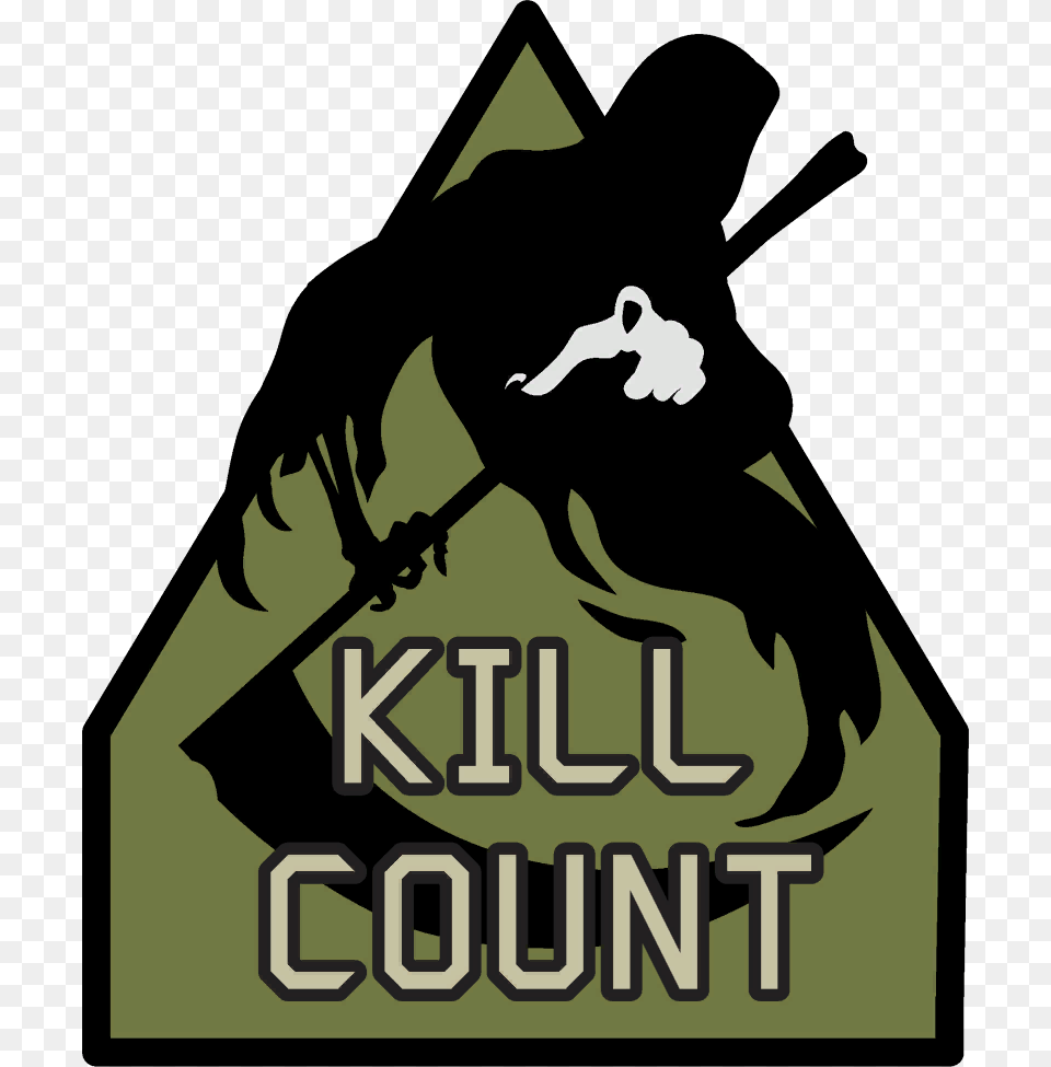 Mgsv Kill Count, People, Person, Stencil, Weapon Png Image