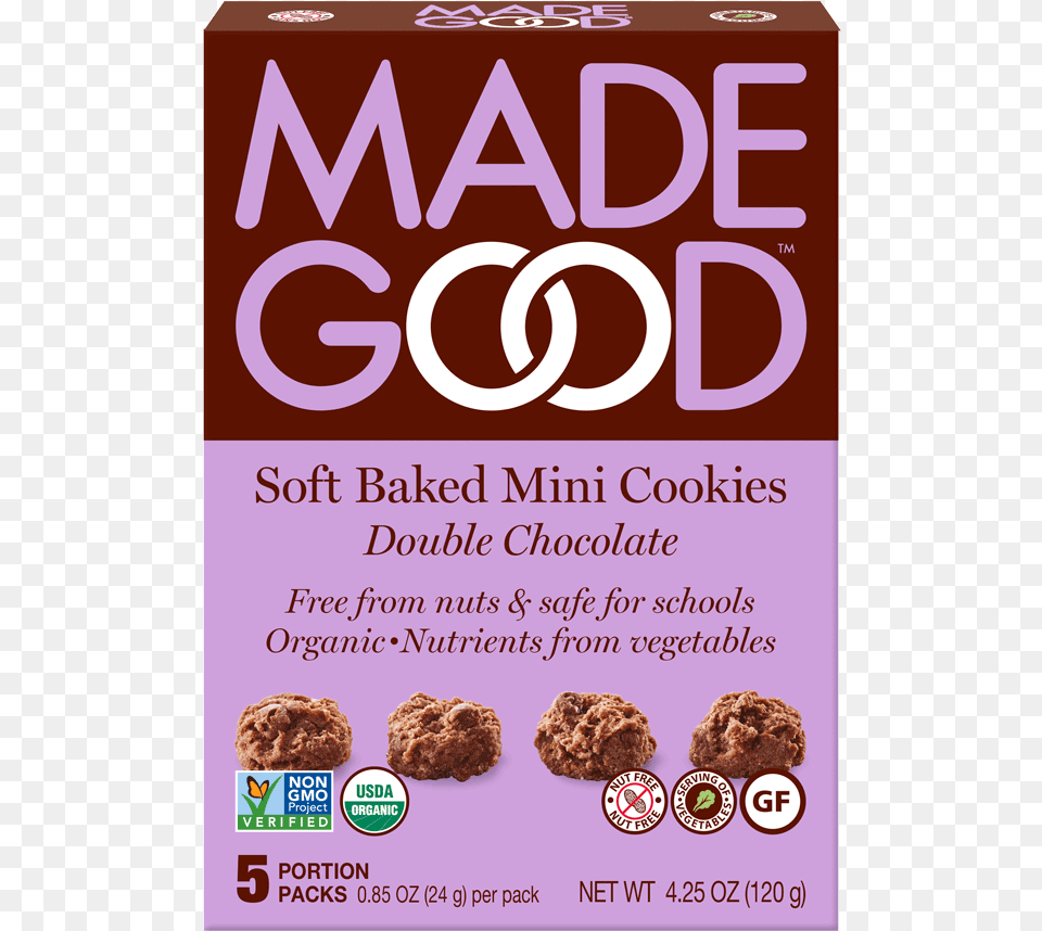 Mgus Cookie Doubchoc Made Good Soft Baked Cookies, Advertisement, Poster, Cocoa, Dessert Free Png Download