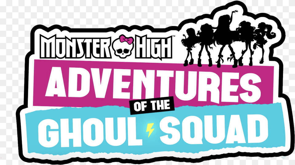 Mh Aotgs Logo Monster High Adventures Of The Monster High Adventures Of Ghoul Squad, Advertisement, Person, Text Free Png