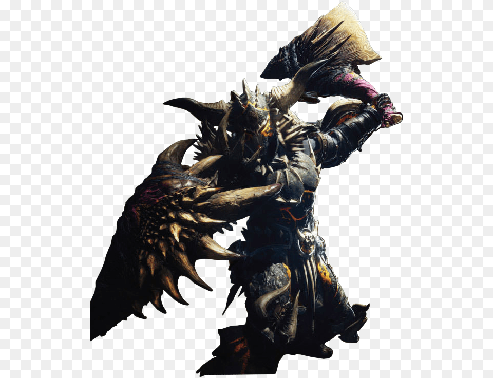 Mh World Nergigante Armor, Animal, Dinosaur, Reptile, Dragon Png Image