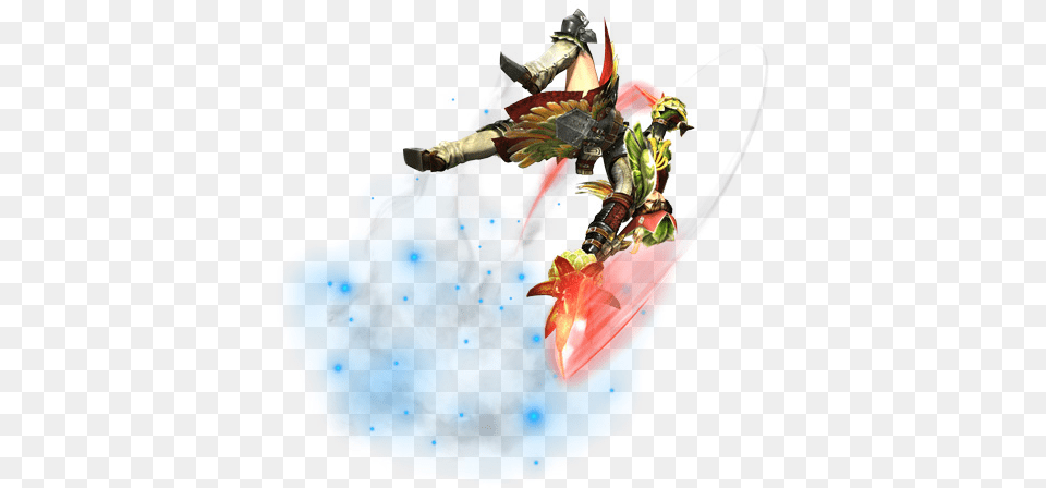 Mhgen Dual Blade, Person, Water Free Png Download