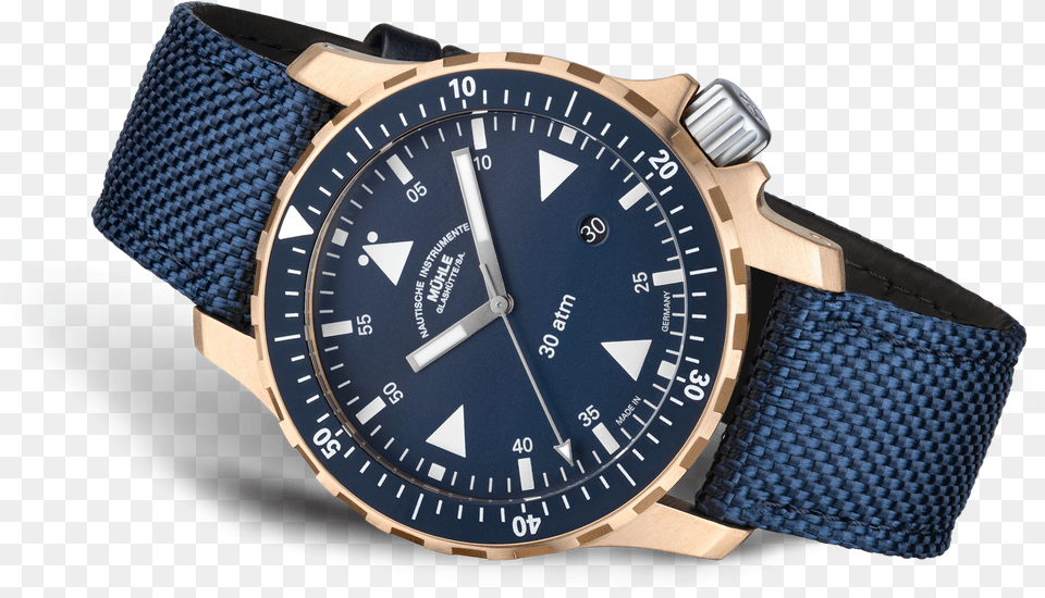 Mhle Yacht Timer Bronze, Arm, Body Part, Person, Wristwatch Free Png Download