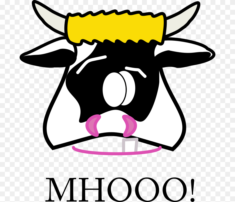 Mhooo Peterm Animated Cow Face, Animal, Cattle, Dairy Cow, Livestock Free Png