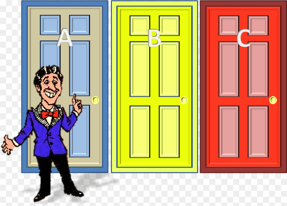 Mhp All Closed Monty Hall Game Show, Door, Baby, Person, Purple Png Image