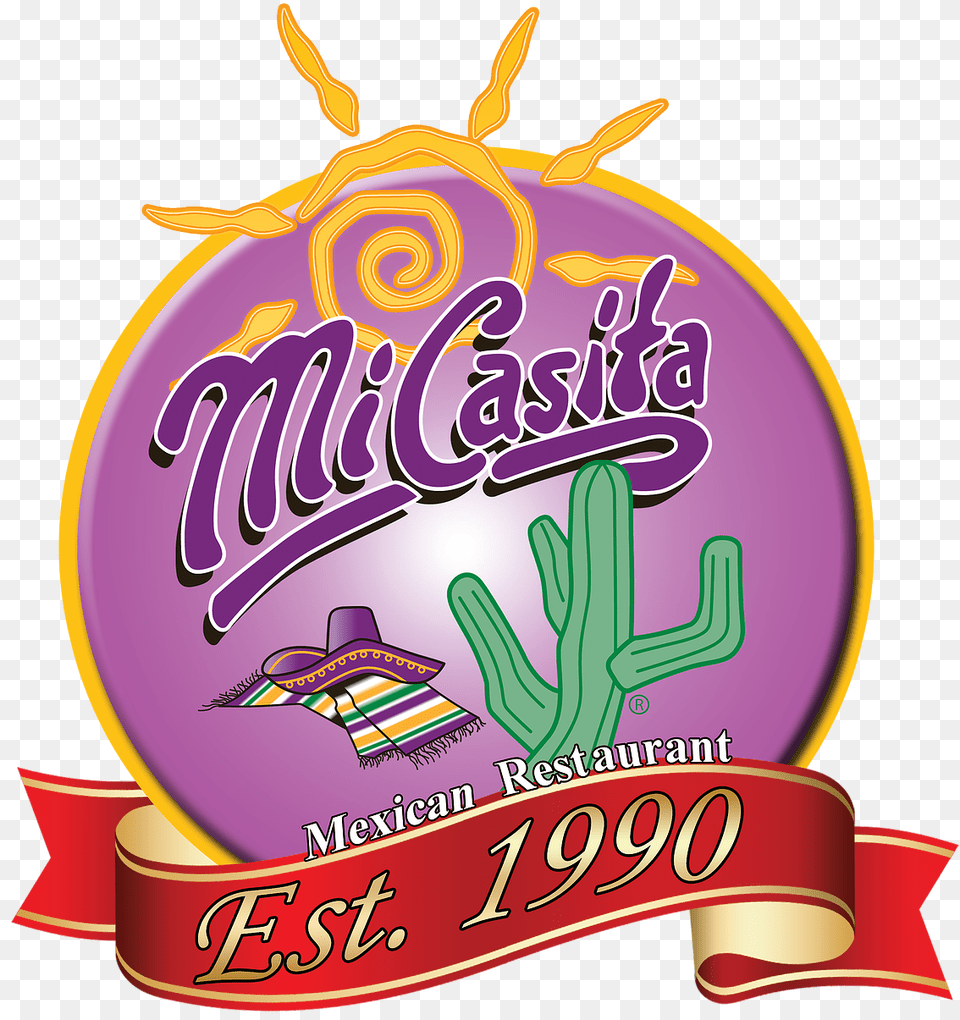 Mi Casita Logo Est 1990 Mi Casita Restaurant, Advertisement, Clothing, Hat, Dynamite Free Png