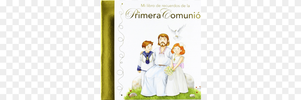 Mi Libro De Recuerdos De La Primera Comunin Book, Publication, Adult, Wedding, Person Free Png Download