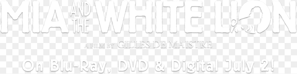 Mia And The White Lion Mia And The White Lion Movie, Logo, Text, Animal, Canine Png Image