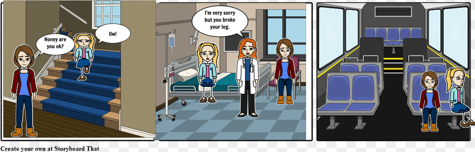 Mia Gets Hurt Cartoon, Book, Comics, Publication, Person Free Transparent Png