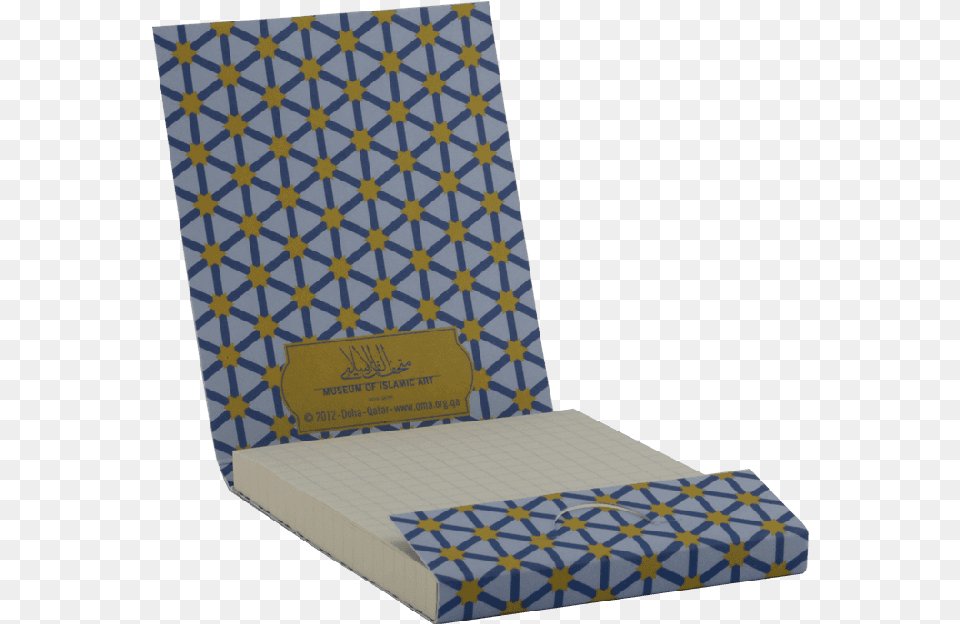 Mia Notepad Yellow Star In Blue Chair, Furniture Free Transparent Png