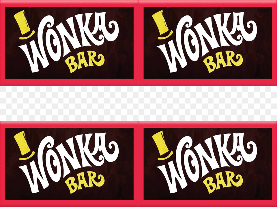 Mia S Big Willy Wonka Birthday Party For Mia S 8th Willy Wonka Bar Clipart, Food, Sweets, Maroon, Text Free Transparent Png